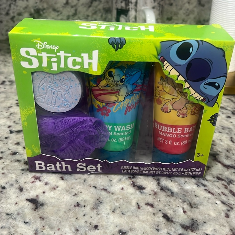 Stitch Disney Bath Set